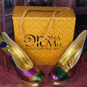 MONA MIA Collezione MARICOPA Multi Color Sz9 Heel
